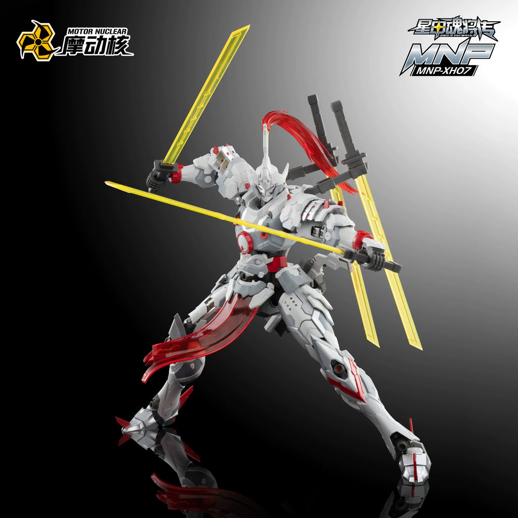 Motor Nuclear MNP XH07 Weiyuan Sword Fighting Mecha Model Alloy Joint Chinese Style Assembly Model With Stand For Adult