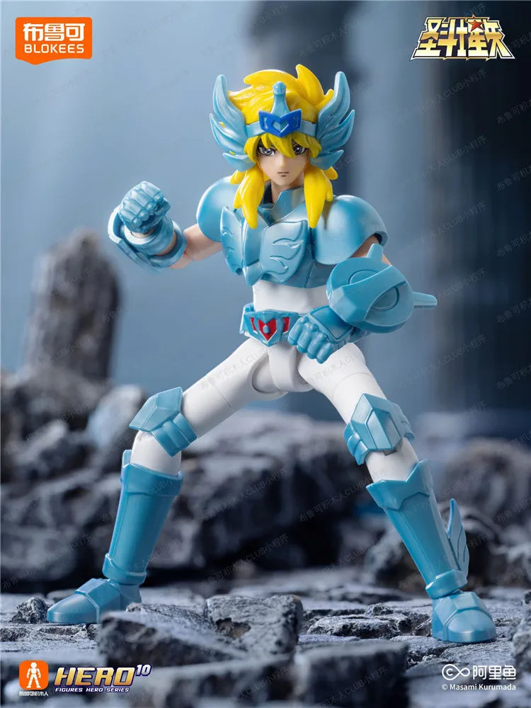 Blokees Saint Seiya Galaxy Version 1-2 Gold Cloth Aiolos Shura Ikki Shun Camus Hoyoga Dohko Milo Shiryu Movable Model Figures