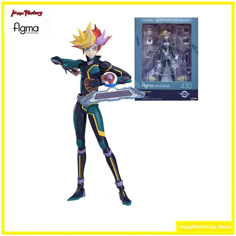 100% Original Figma 430 Yu Gi Oh VRAINS Playmaker In Stock Anime Action Collection Figures Model Toys