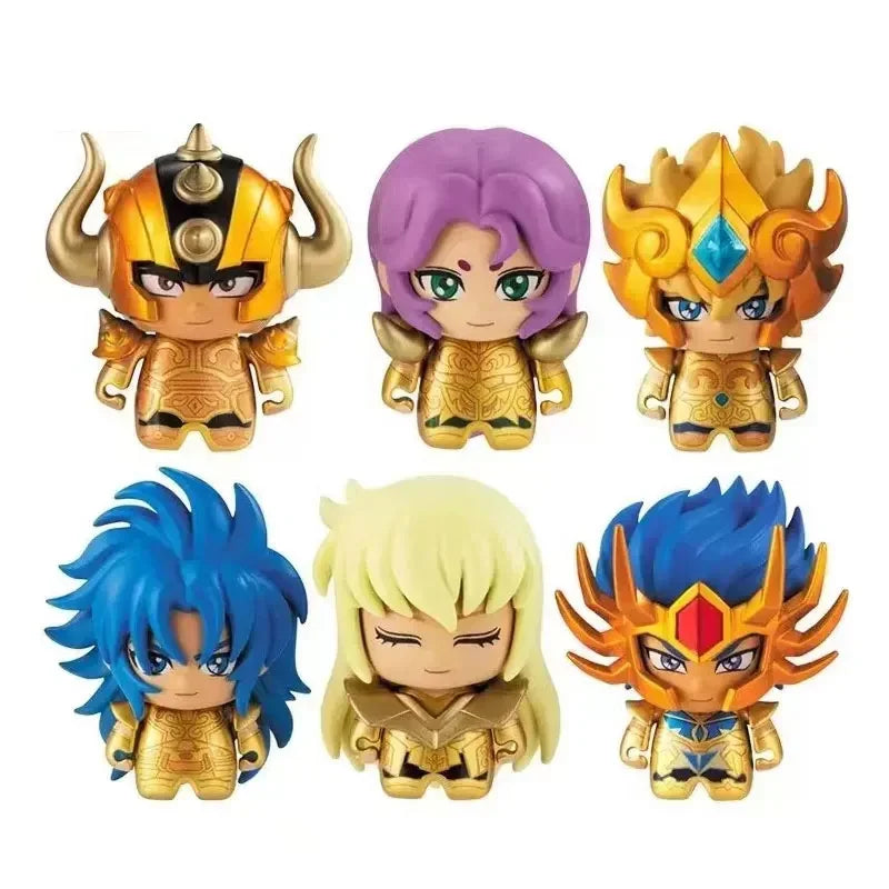 Bandai Genuine Saint Seiya Series Gashapon 1 Series 2 Golden Twelve Saints Anime Figure Collectible Ornaments Toys New in Shelf