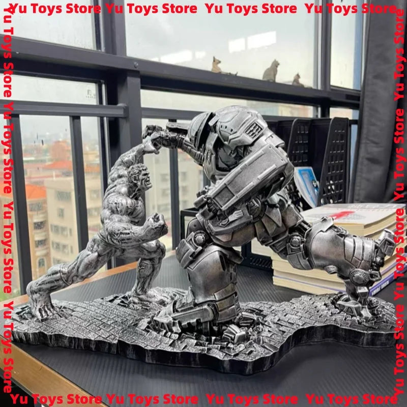 In Stock Iron Man Mk44 Action Figure Green Giant Resin Statue Combat Edition Collectors Home Decor Enthusiasts Collectible Toy