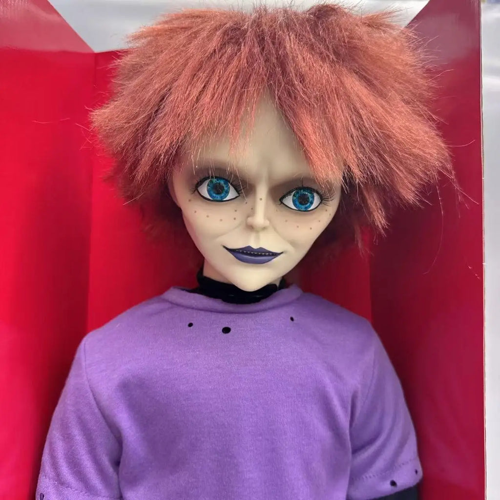 MDS Chucky Child's Play Glen Doll Spirit 24 Inch Interactive Horror Collectible Adult Action Figure Classic Movie Gift Toy YH185
