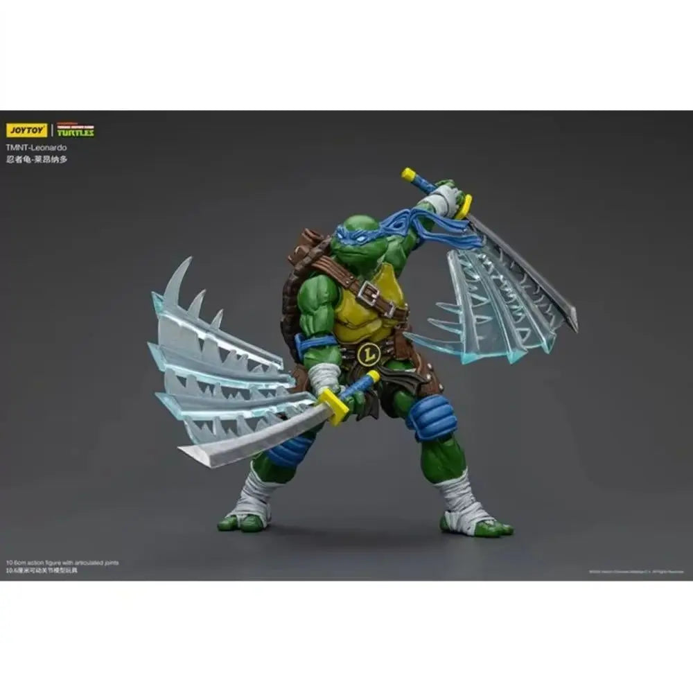 JOY TOY TMNT Leonardo Actionfiguren Originalpuppe Dekoration Geschenksammlung Garage Modellbausätze