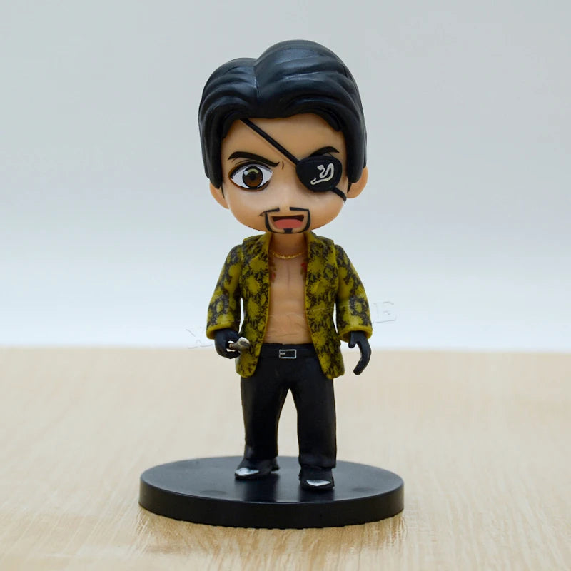 10cm Like A Dragon Majima Goro Anime Figure Ryu ga Gotoku Kiryu Kazuma Action Figure Kasuga Ichiban Figurine Model Doll Toy Gift