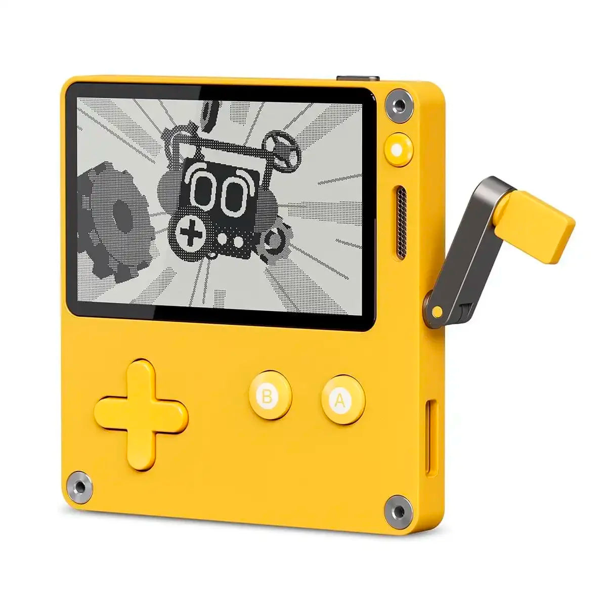 Panic Playdate Handheld Console Black And White Retro Game Console Creative Hand Crank Design Expandable Gaming System for Gamer