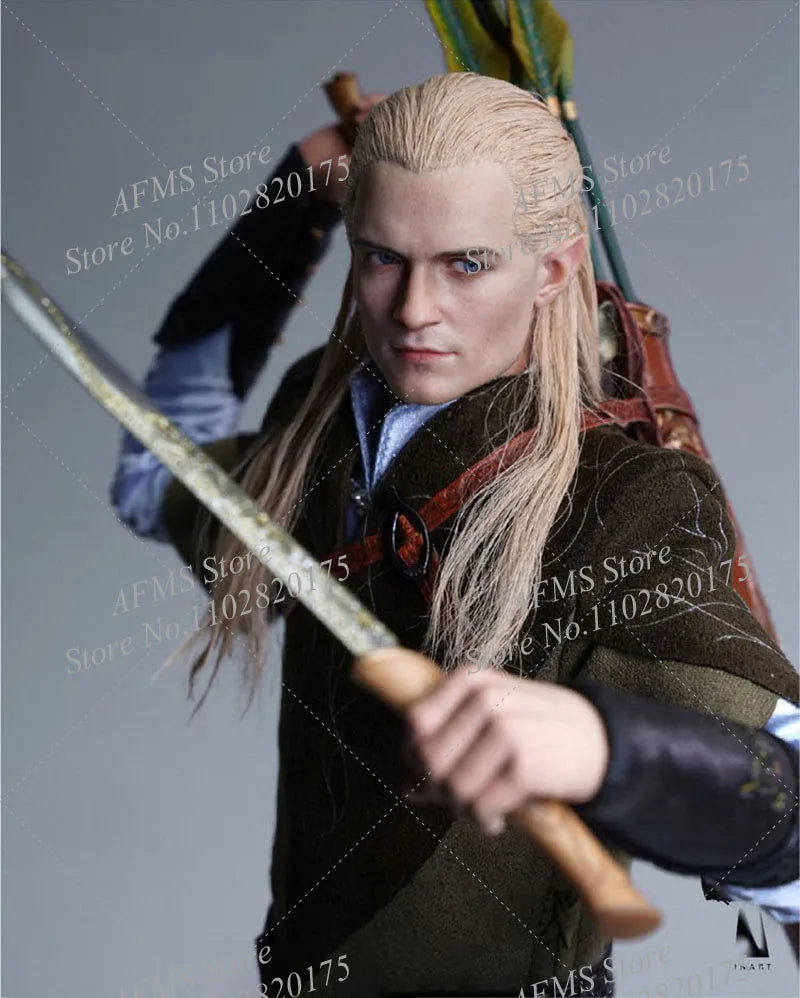 INART Ag-A014 1/6 Scale Collectible Figure Legolas Adventure Journey Handsome Elf Prince 12Inch Men Soldier Action Figure Model