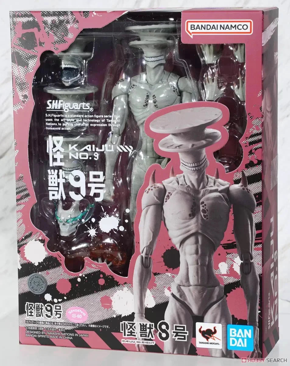 In Stock Bandai S.H.Figuarts Shf Kaiju No.8 Kikoru Shinomiya Model Kit Anime Action Figures Finished Model Kit Toy Gifts For Kid