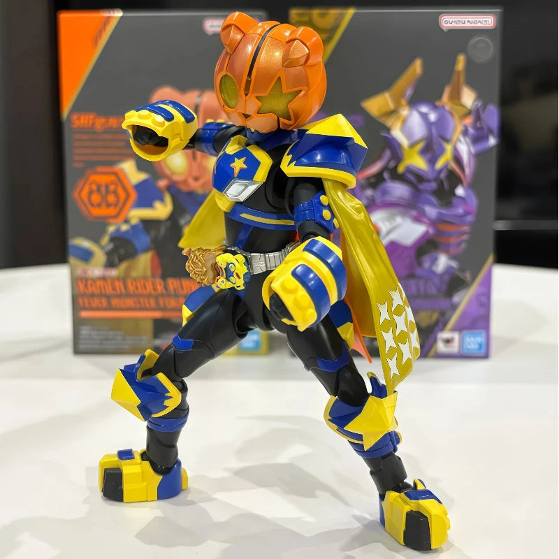 SHF Authentic Kamen Rider Geats Movable Action Figure Magnum Form Anime Collection Model For Anime Enthusiasts In Stock