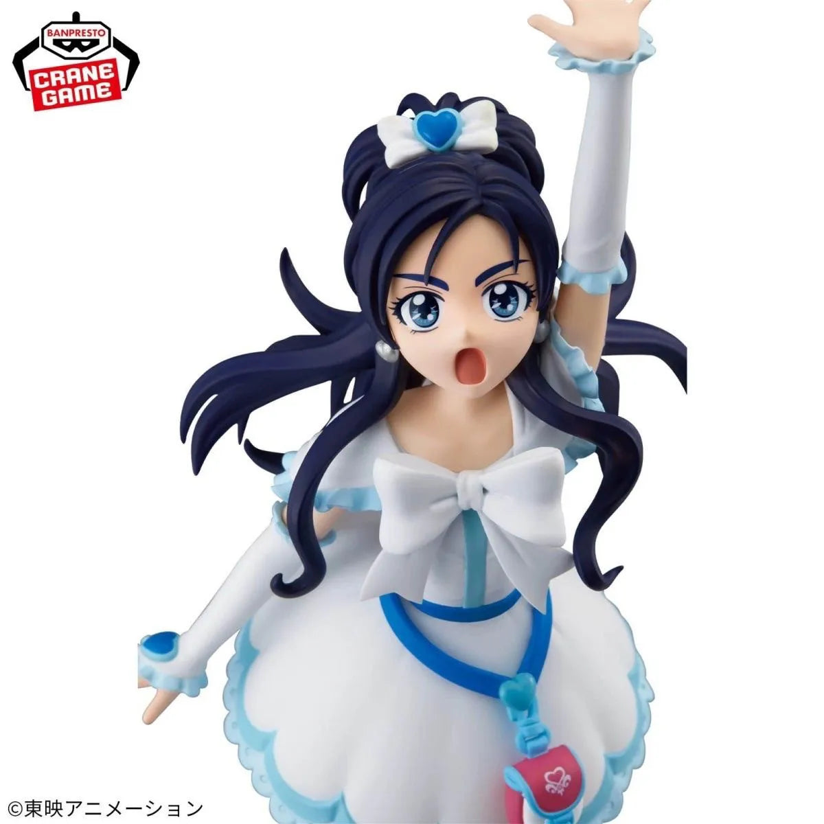 Genuine Original Bandai Namco Banpresto Pretty Cure Glitter&Glamours Cure White Anime Figure Model Collector Figure Toys Gift