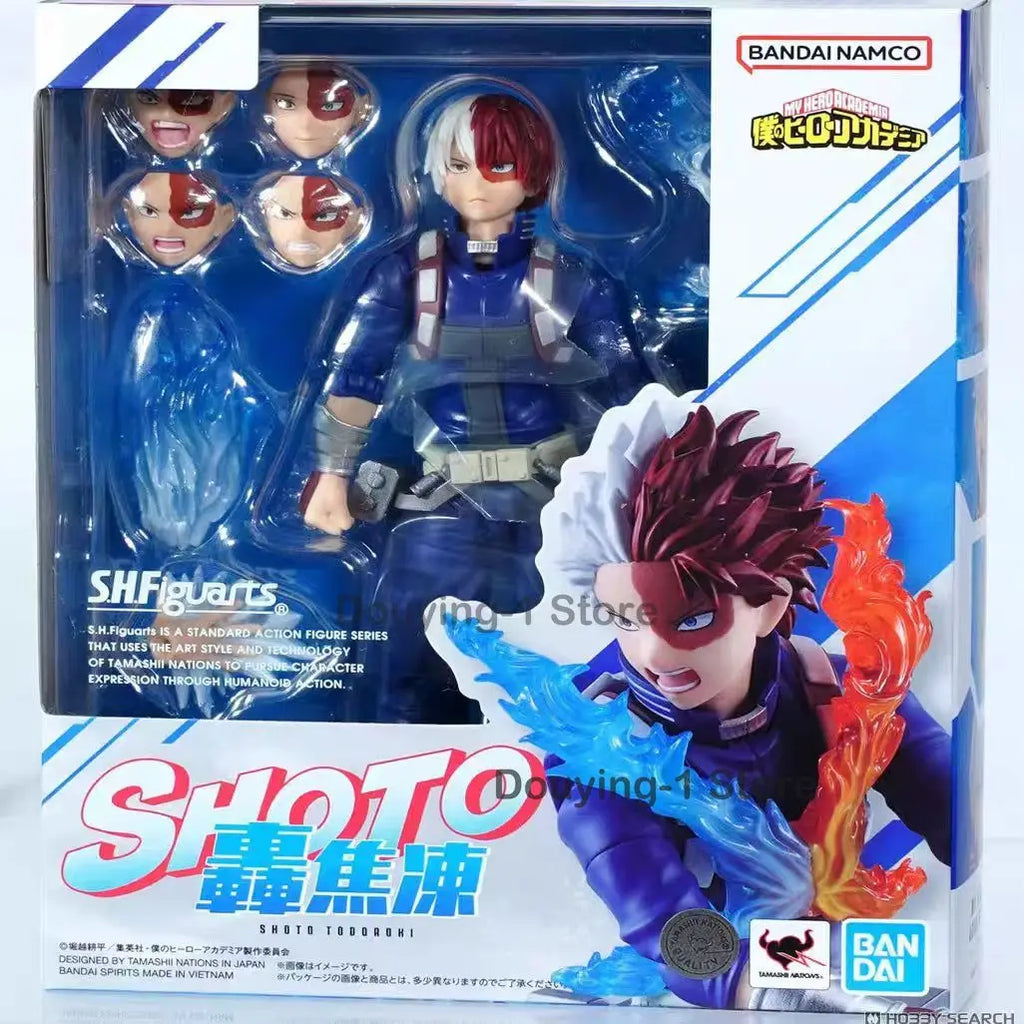 In Stock BANDAI S.H.Figuart My Hero Academia Shoto Anime Action Collection Figures Model Toys Figura Gift