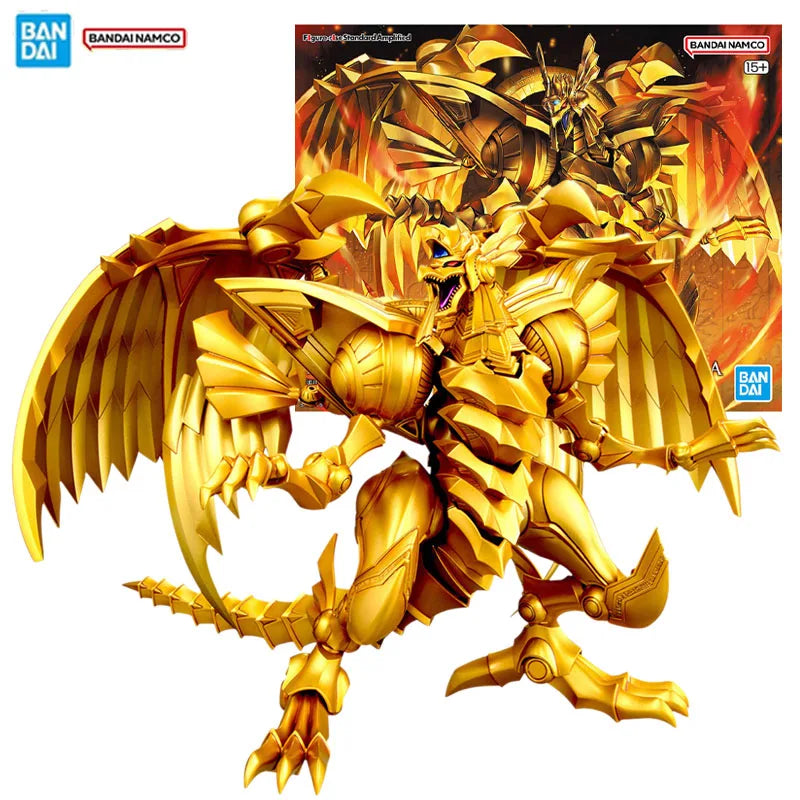 Bandai Original Yu-Gi-Oh! Modellbausatz FRS Amplified Der geflügelte Drache von Ra Sammlung Actionfigur Modellspielzeug