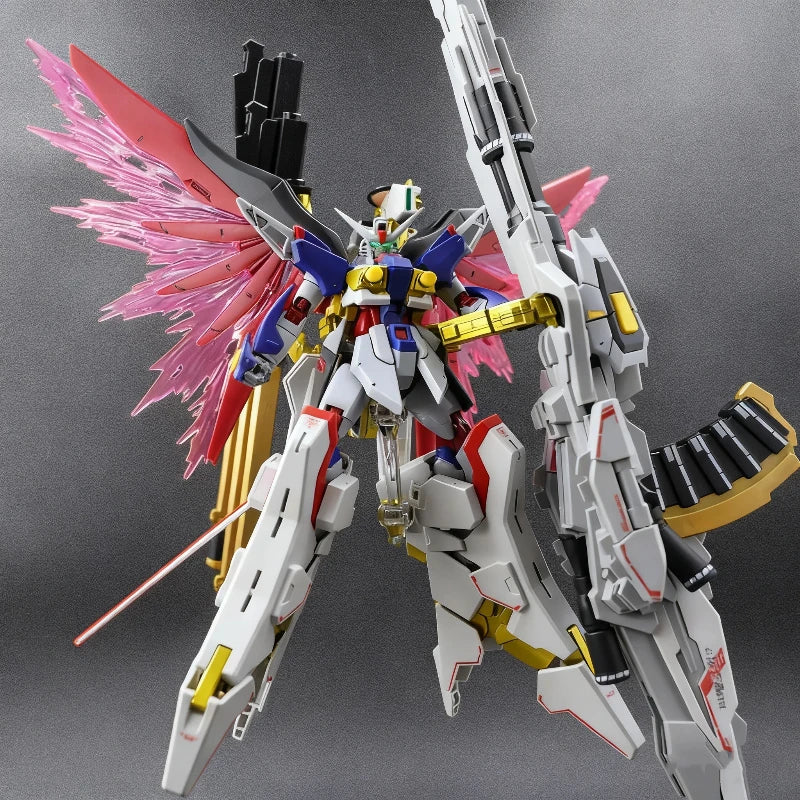 Star HG CE 1/144 Destiny 2 Zeus Silhouette Assembly Model Kit Painted Action Figure Big Light Wing Anime Toy Collectible Gift