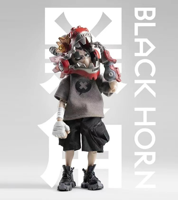 【Original】D_ONE STUDIO Dragon Year Limit BLACK HORN 1/12 Scale Trendy Action Figures Collectibles Models