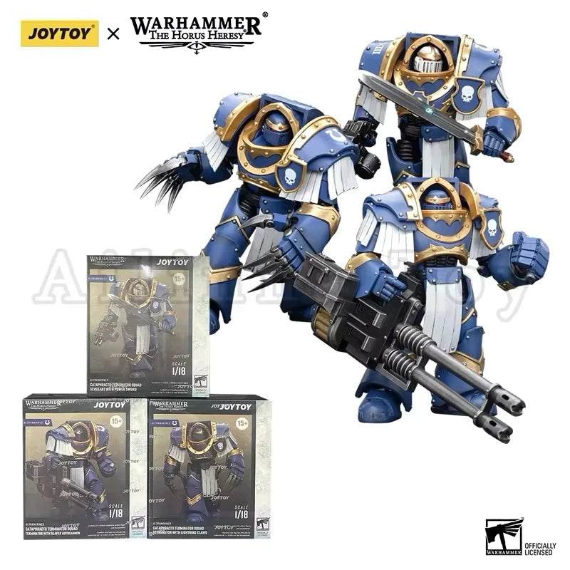 JOYTOY 1/18 Action Figure The Horus Heresy 40K New Ultra Squads & Mechas Lieutenant Titus Anime Military Model