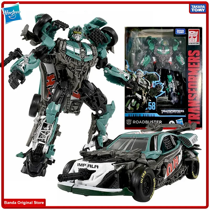 100% In Stock Original Takara Tomy Hasbro Dark Of The Moon SS58 Deluxe Roadbuster Autobot Robot Action Toy Figures