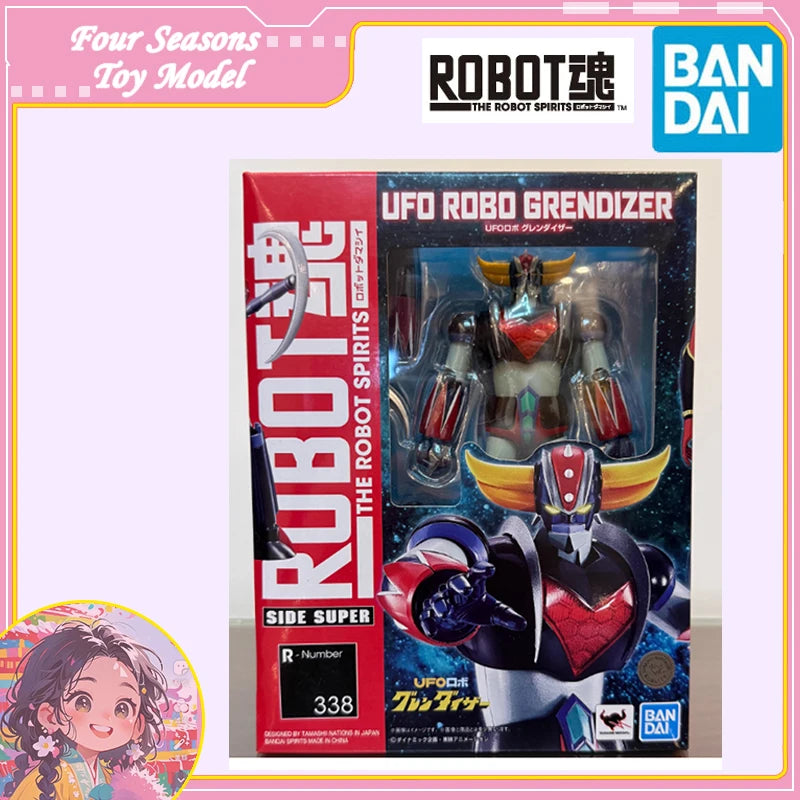 Fast Shipping Bandai Anime UFO Robot GRENDIZER THE ROBOT SPIRITS 338 Original Model Toys Action Figure Collectible Children Kid