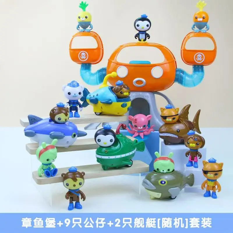 2025 Original Octonauts Gup Submarine Boat Model Toys Kwazii Barnacles Peso Action Figures TV Toys Children Gift