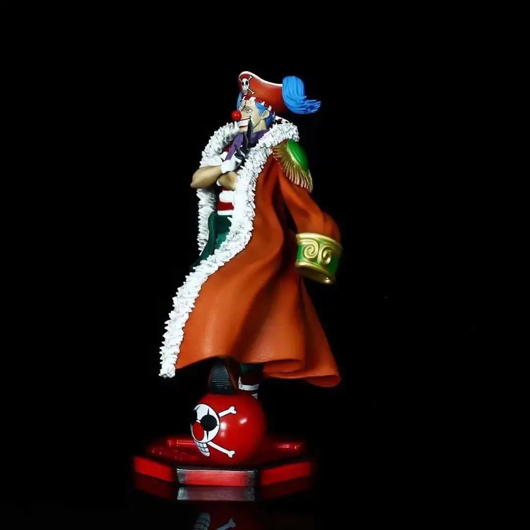 26 cm One Piece Joker Buggy Vier Kaiser Stehend Anime Figur Modell Statue Jungen Sammlung Desktop Dekoration Ornament Spielzeug Geschenk