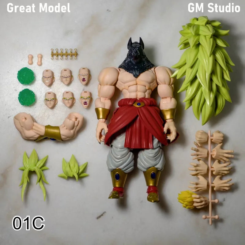 [24 hours Shipped] Great Model GM Studio New Beast God Kong Dragon Ball SHF Broli Super Saiyan Nordic God Fenrir 01A 01B Toys