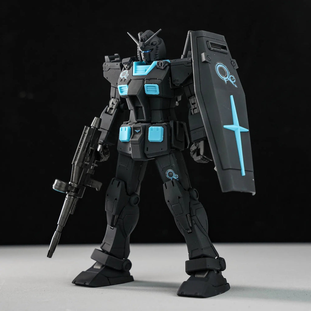 XINGDONG Modell RX-78-2 Neonblau Actionfigur, Maßstab 1/144, Montageroboter, Modellbausatz, Plastikspielzeug, Sammlerstück, Geschenk