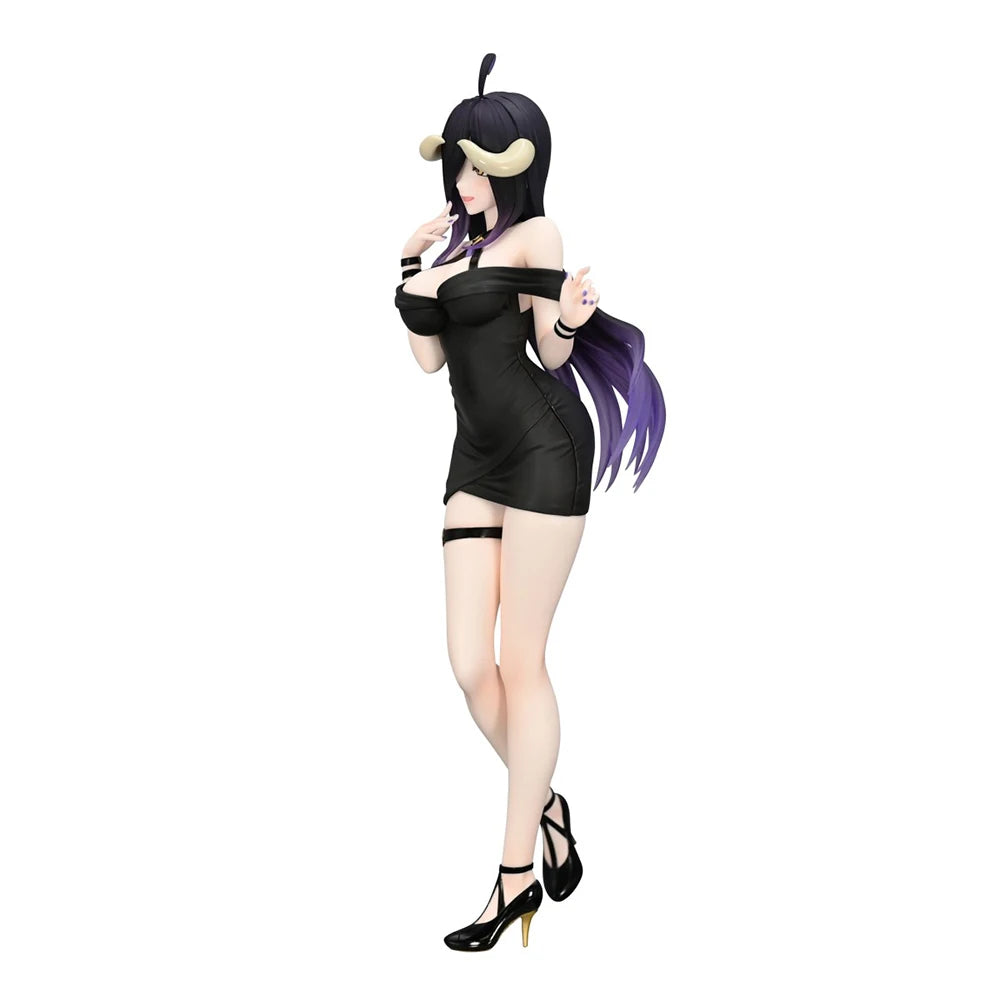 Anime Albedo Figure Shalltear Bloodfallen Action Figures PVC Cute Model Albedo Figurine Bunnies Figure Collection Desktop Gifts