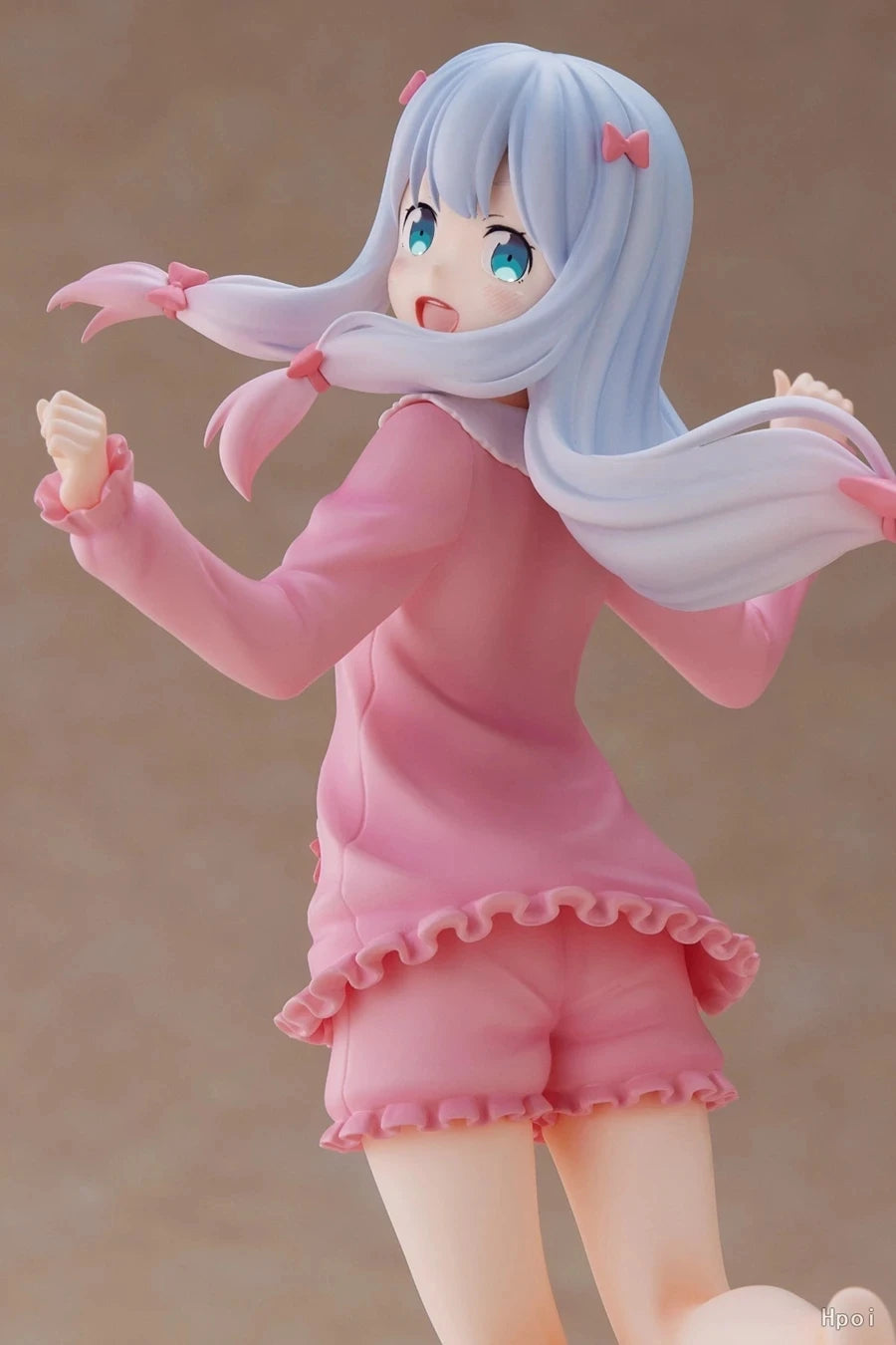 20 см Kawaii момиче фигурка Eromanga учител аниме фигурка розова пижама PVC колекция модел кукла играчки Izumi Sagiri екшън фигурка