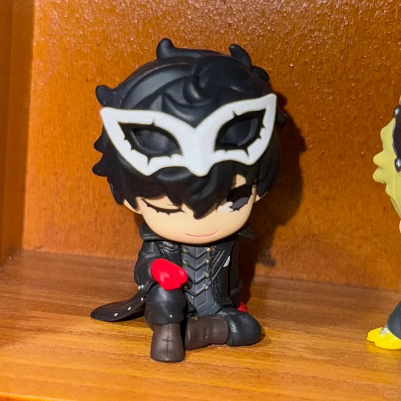 Persona 5 Amamiya Ren Morgana Shoulder On Shoulder Q-Version Model Desktop Ornament Anime Action Figure Model Toy Birthday Gift