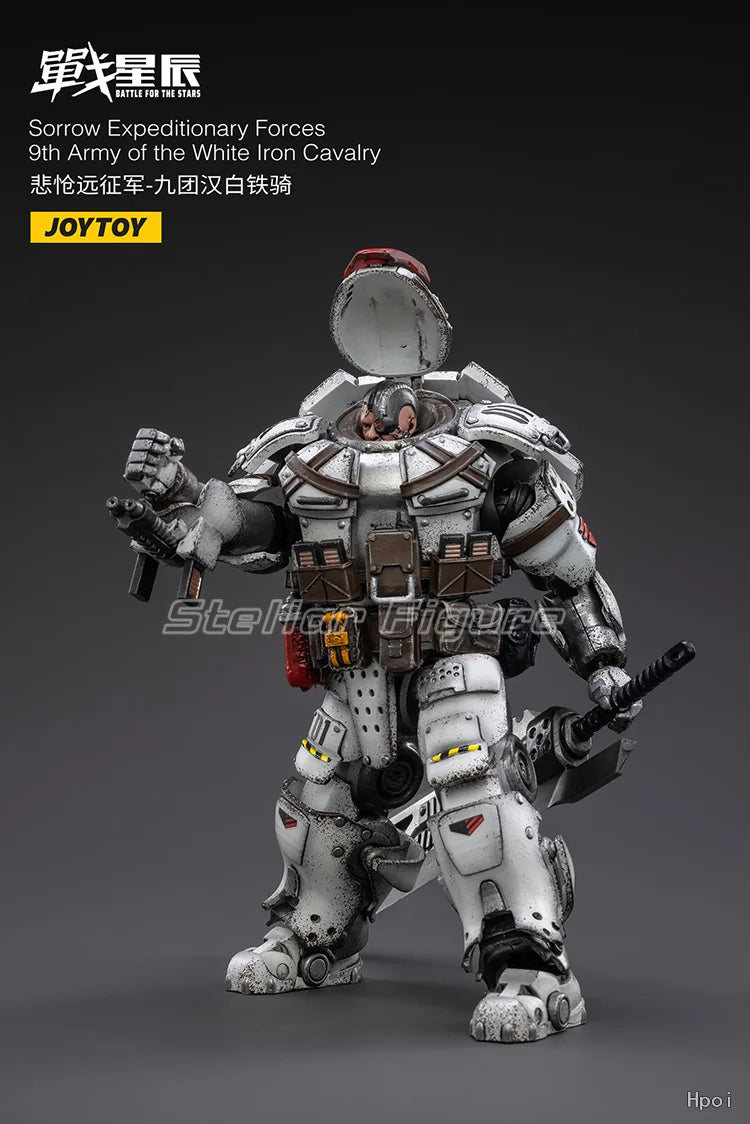 【SF】JOYTOY 1/18 Action Figure Sorrow Expeditionary Forces 9th Army of The White Iron Cavalry Model Toys Gifts Collection