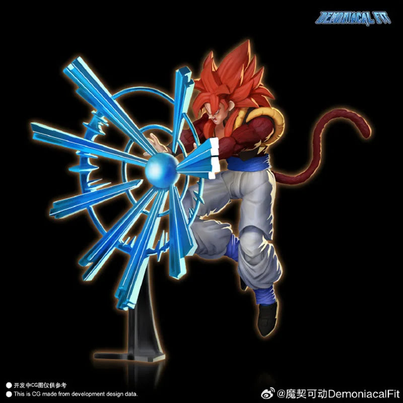 Dämonische Passform Gogeta Figur Dragon Ball GT Super Saiyan 4 Gogeta 3.0 Anime Actionfiguren Figur Modell Spielzeug Geschenke