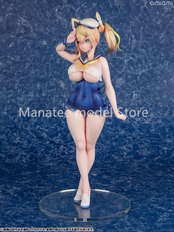  AmiAmi x AMAKUNI Original PHANTASY STAR ONLINE 2 es Cool Breeze Gene 1/7 PVC Action Figure Anime Model Toys Doll Gift