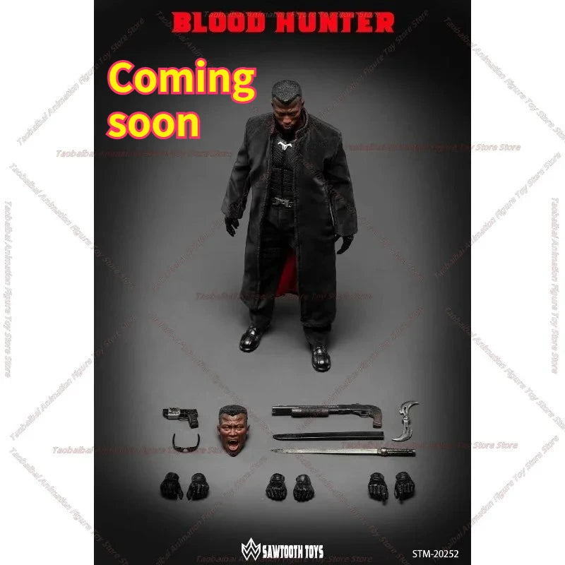 6in X Sawtooth  STM-20252 Blade Bloodthirsty Hunter Super Movable Soldier Figure 1/12