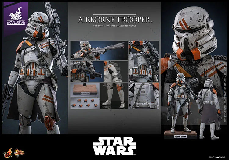 HOTTOYS HT MMS794 1/6 Collectible Toys Airborne Trooper 212 Attack Battalion Star Wars Soldier 12inch Action Figure Model Gifts