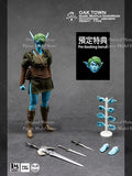 Lazy Monster 1/12 Scale Female Soldier Berylia Darkmoon Oak Town Elf Full Set About 17cm Action Figure Model Doll Gifts
