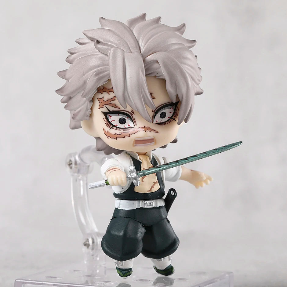 Shinazugawa Sanemi Q Figure PVC Action Model Toy Anime Doll