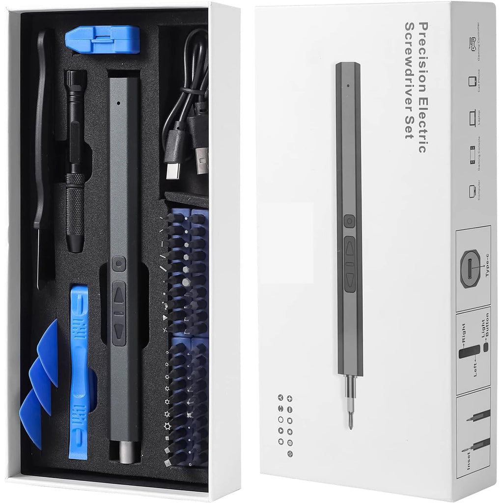 Cordless Electric Screwdriver Set 12/39/50 in 1 Precision Power Tool Magnetic Screw Driver Bit Fast Charging Repair Tool Kit