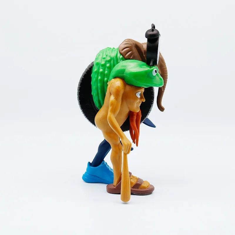 Italienische Brainrot Figur Monster Fusion Edition Tungtungtung Sahur Figur Tralalero Tralala Spielzeug Cartoon Modell Ornament Geschenke