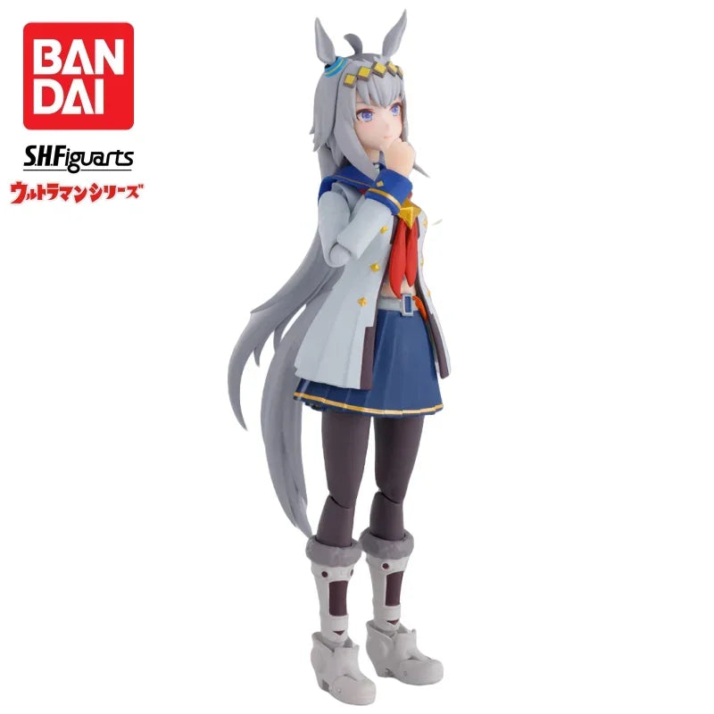 In Stock SHF Horse Racing Girl Little Hat Figma Movable Figure Doll Peripherals Moveable Doll Collection Gifts