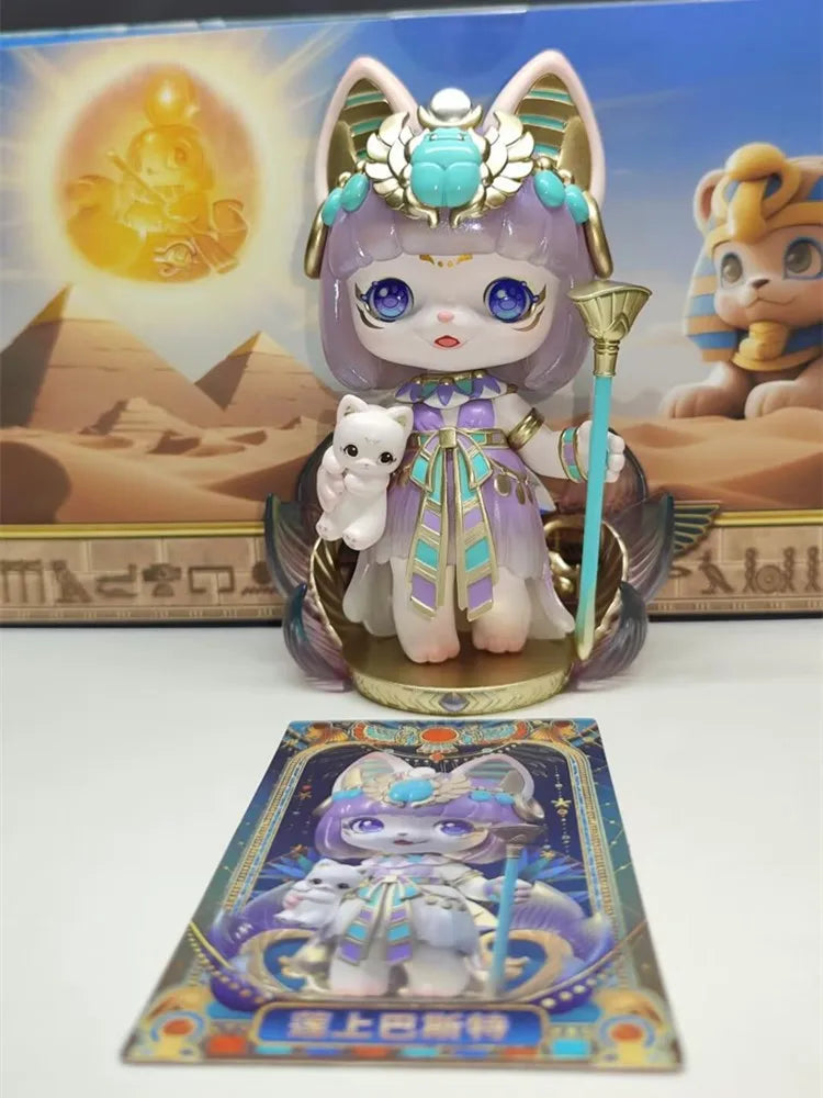 Aaru Garden V3 Series Blind Box Egyptian Mythology Anime Figure Model Toy Desktop Collection Decoration Festival Birthday Gifts