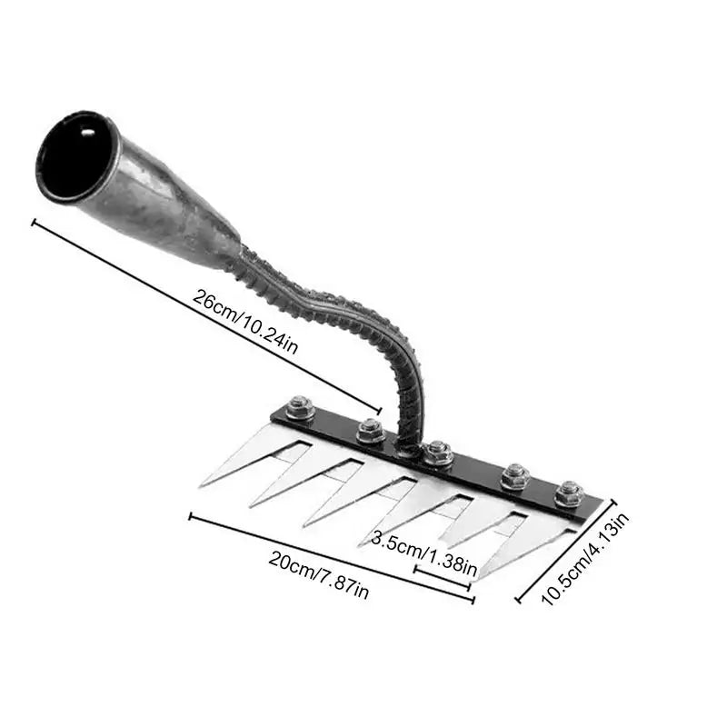 Hand Weeder Tool Uprooting Puller Manual Detachable Remover Efficient Ergonomic Weeding Uprooting Tool for Easy Use in Your Yard