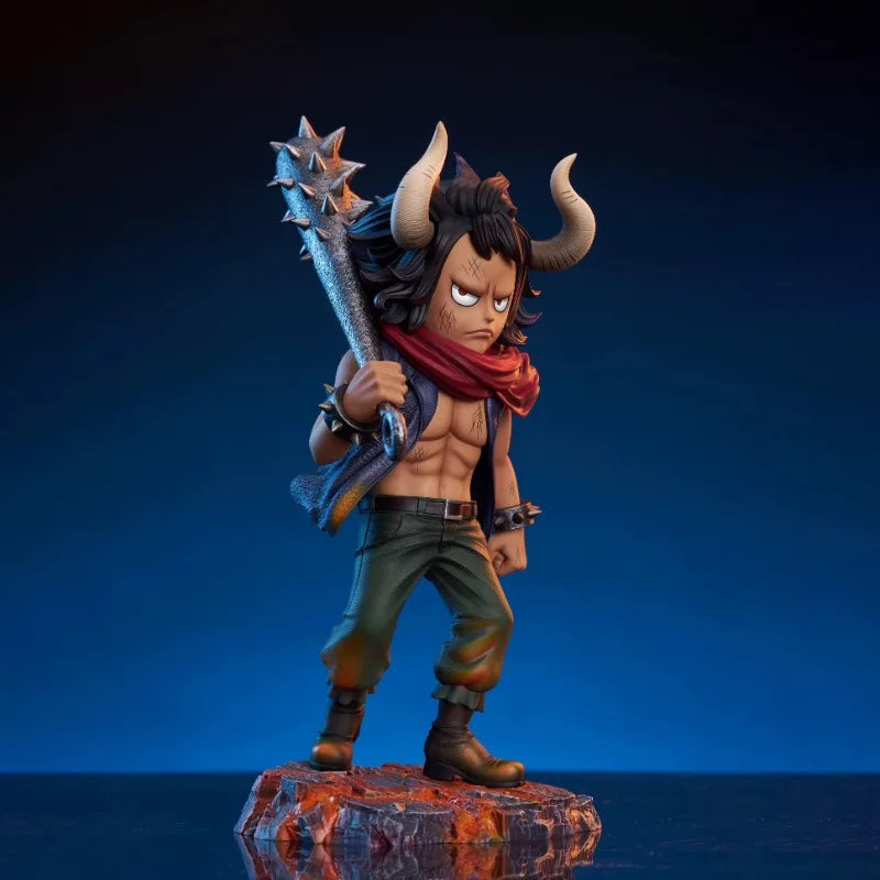 24cm/9.4nin Anime One Piece Figure childhood Kaidou Figure PVC Statue Collectible Model Toys Gifts