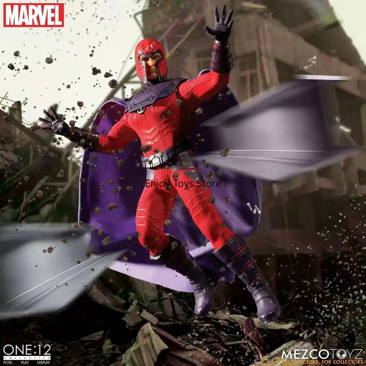 In Stock: Mezco Magneto (X-Men), 6-Inch Articulated Figure (1/12 Scale)
