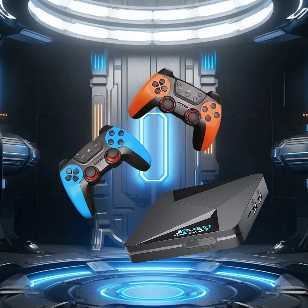Videospielkonsole, über 65.000 Spiele, Super Console, über 60 Spiele-Emulatoren, 2,4 G/5 G, BT 4.3 für DC/Arcade/MAME/Sega für Saturn 
