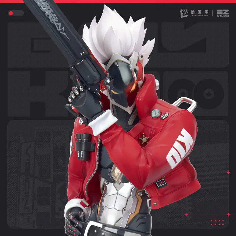 In Stock Official Genuine 34cm Zenless Zone Zero Figure Billy The Kid Anime Collectible Model Desktop Decorations Kids Toys Gift