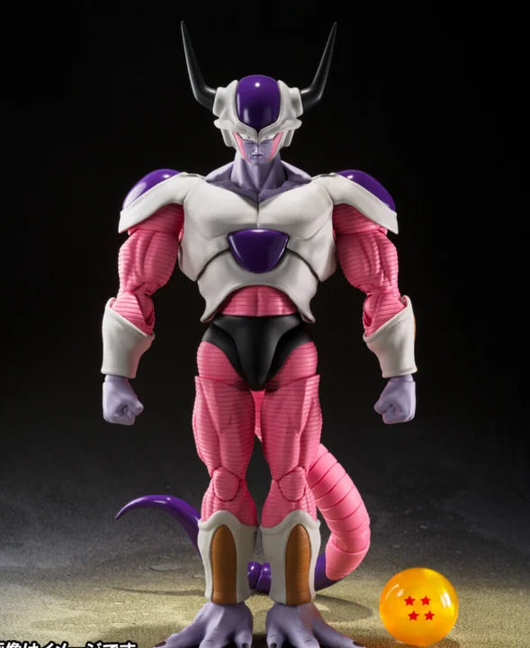 In Stock Bandai Soul Limited SHF Dragon Ball Z Frieza King Second Form Anime Peripherals Action Figure Collection Gifts