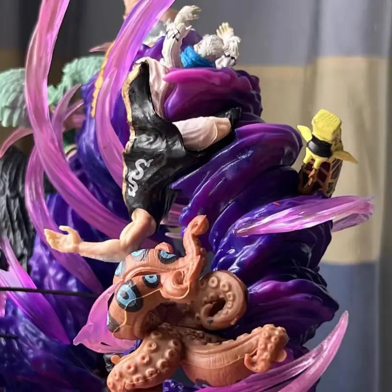 24 см One Piece Аниме Фигурки Zoro Gk Фигурка Onigashima Крал на ада Екшън Фигурка PVC Статуя Модел Декорация Подаръчни Играчки