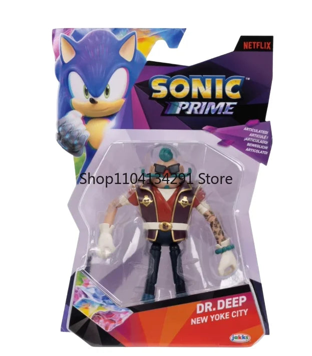 Original JAKKS Sonic The Hedgehog 5-inch Articulated Action Figure Collectible - Rare Birthday Gift for Kids