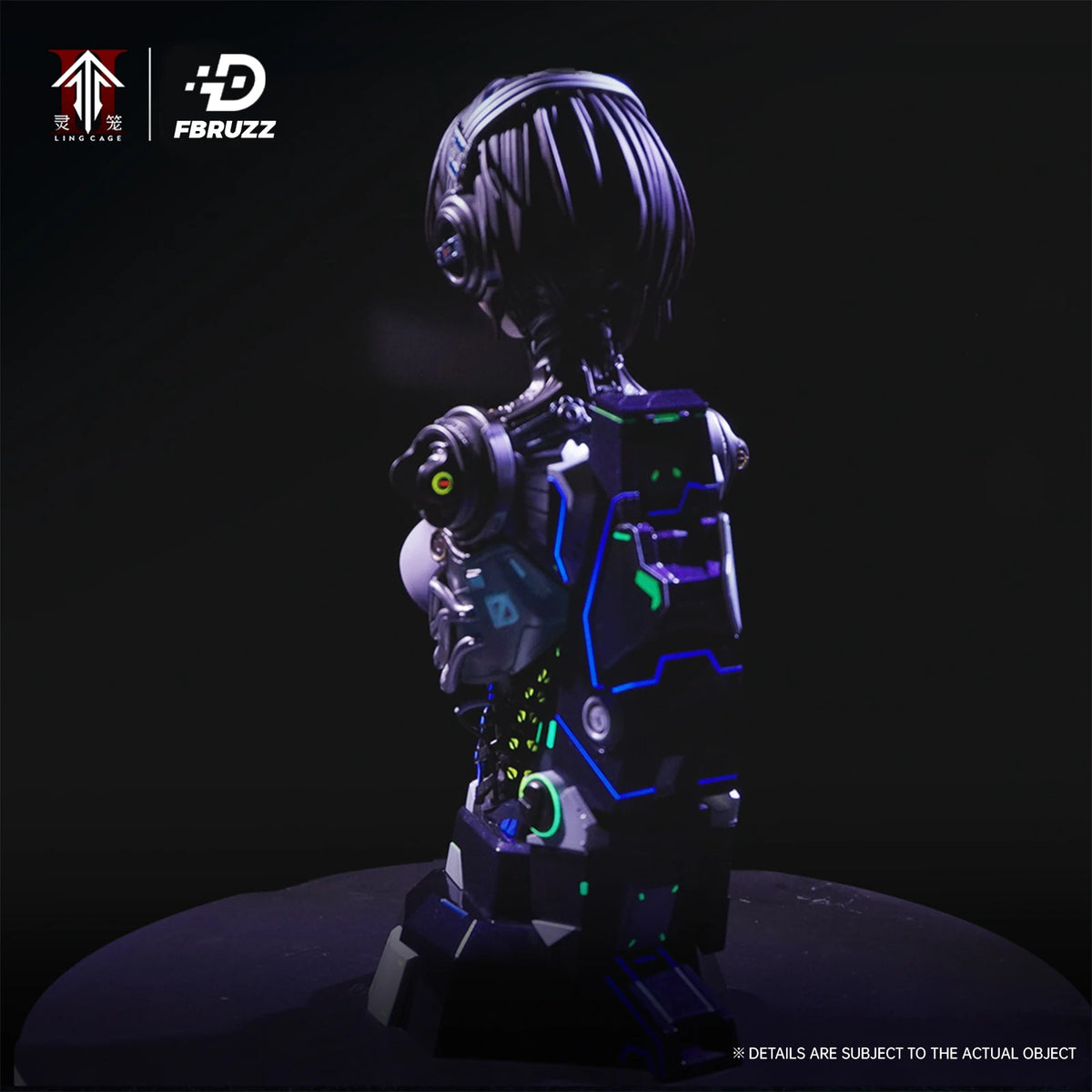 Linglong Ash 1/4 Half-Body Figure Collectible Model, High-Quality Role