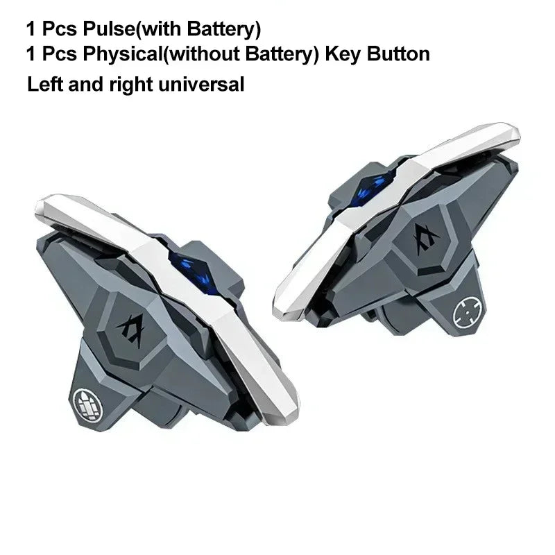 JS66 Universal Mobile Phone Game Controller Aim Shooting L1 R1 Gaming Key Button for IOS Android Gamepad Pulse Physical Trigger