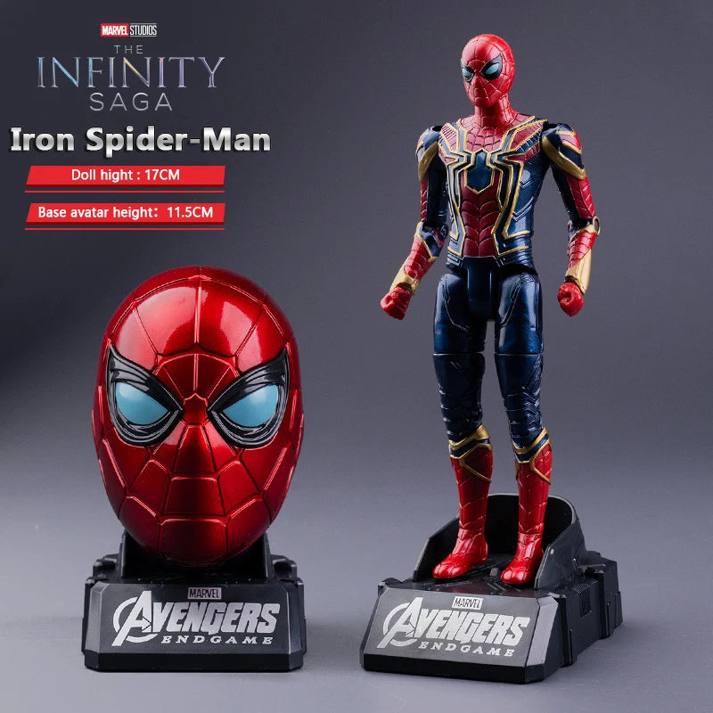 Marvel Legends Series Iron Man Captain America Ant-Man 1/12 Scale Deformable Anime Action Figure Model Kids Birthday Gift Toys