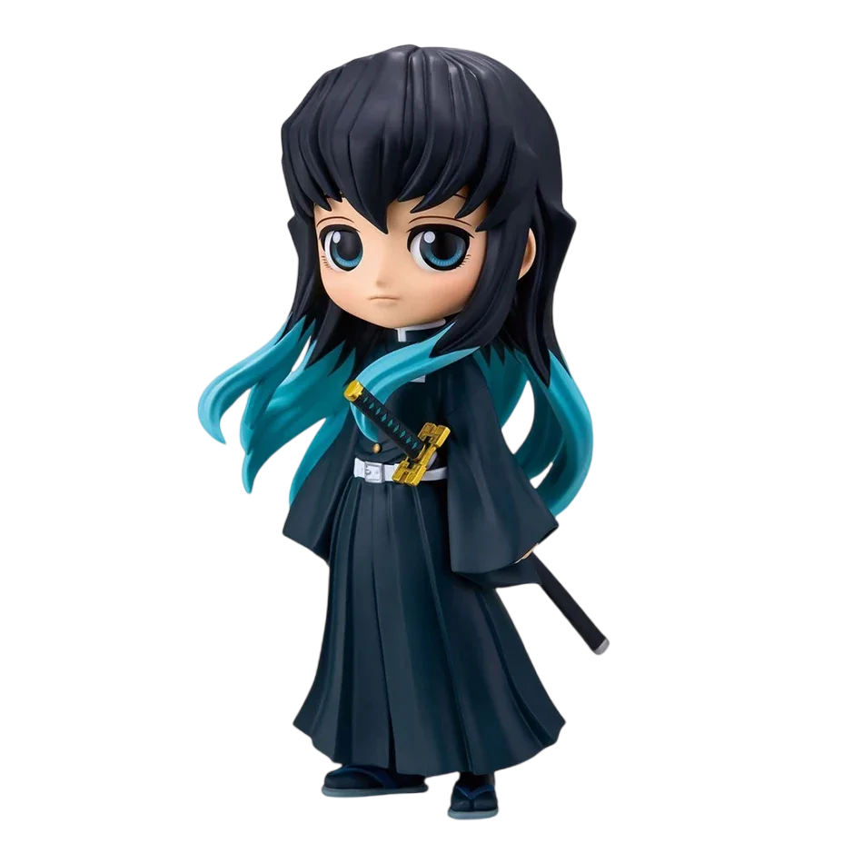 Kawaii Anime Demon Slayer Figure Nezuko Tanjirou Zenitsu Inosuke Kyoujurou GiyuuQposket PVC Model Toys children Gift